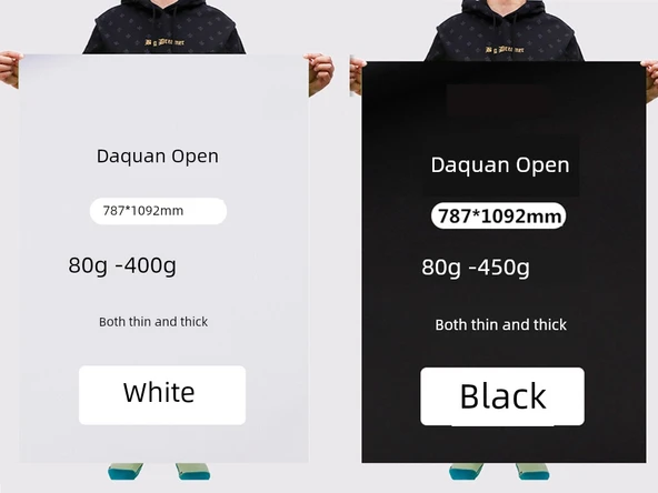 Tam Açık Kartvizit Kağıdı - 180g Beyaz, 20 Sayfa - 2