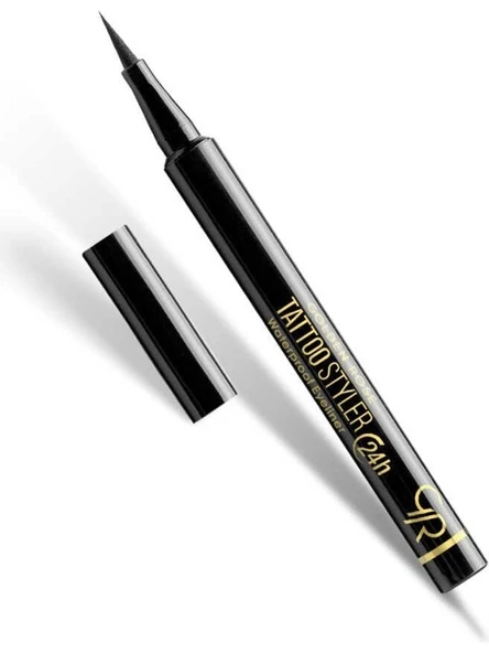Golden Rose Tattoo Styler Waterproof Eyelıner Midnight Black 24 h - 4