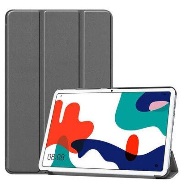 Huawei Mate Pad 10.4 Kılıf Uyumlu Smart Cover Standlı Kapaklı - 10