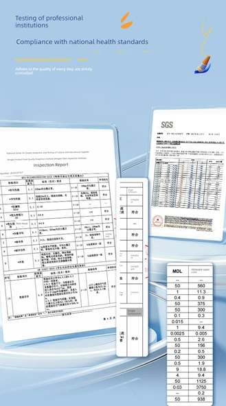 Silinebilir Yüzen Beyaz Tahta Kalemi - Klasik - 8 Renk - 12