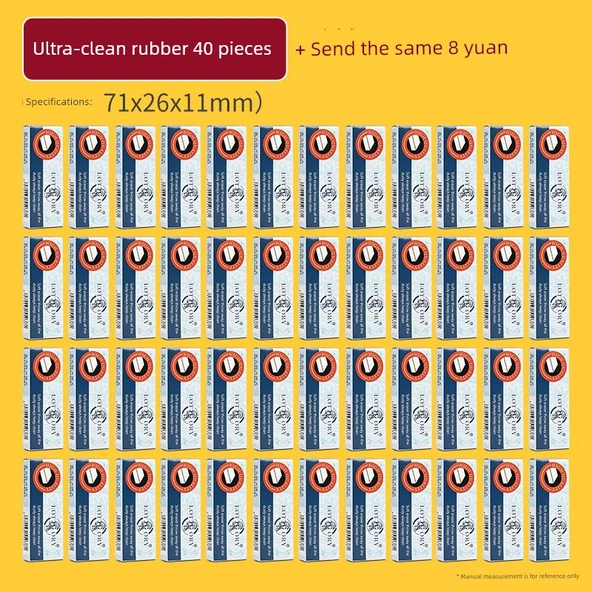 Sanat Öğrencisi Kömür Kalem Silgisi - Süper Temiz Silgi 40 + 8 Adet