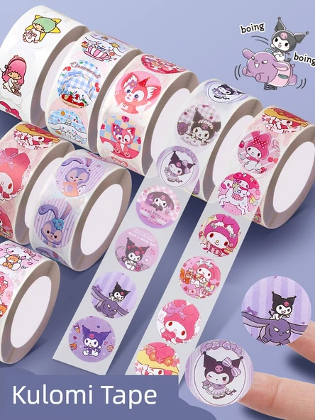 Çocuklar için Karikatür Çıkartma Seti - Sanrio Çıkartma Takımı [Platin Versiyonu]-Mini Depolama Kutusu Mor - Resim 4