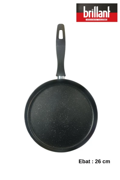 Döküm Krep Tavası 26 cm – Siyah