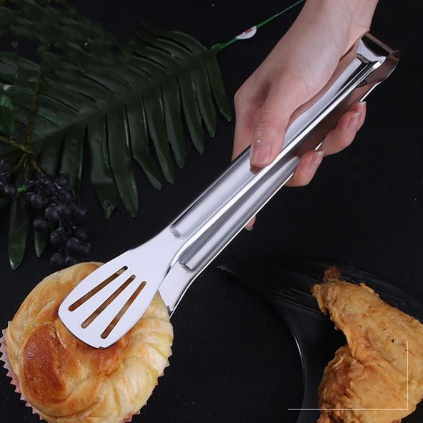 Hometarz Barbekü Maşa Metal Paslanmaz İnox