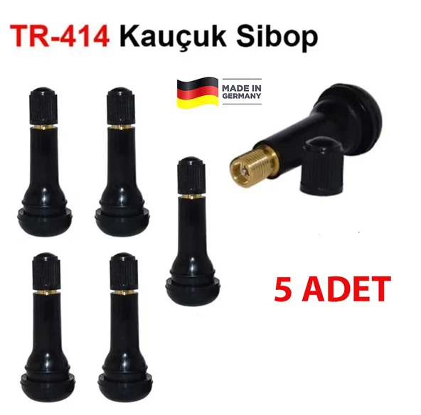 5 Adet Tr414 Oto Lastik Subap Sibop Takımı
