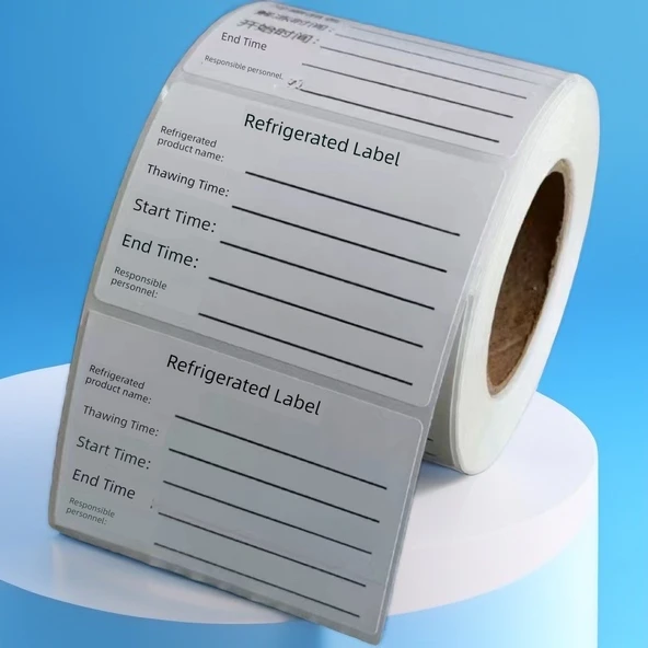 Gıda Örneği Etiketleme Çıkartmaları - A26 Depolama Etiketi Su Geçirmez Çıkarılabilir Yapıştırıcı 60x40mm - Resim 5