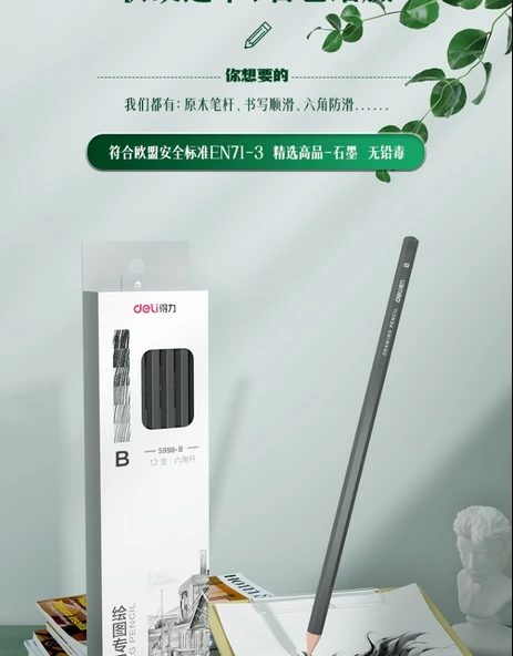 Çizim Kalemi 2H - 12 Adet - Resim 7