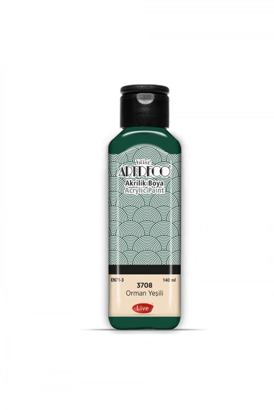 Artdeco Akrilik Boya 140ml Orman Yeşili 3708 - Resim 2