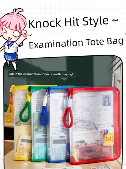 Sınav Dosya Çantası 4 Paket - Askılı - 7