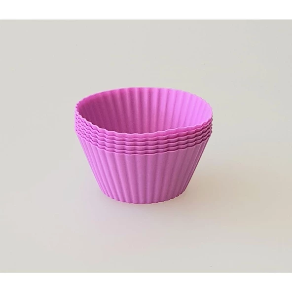 Hometarz 6 lı Silikon Kek Kalıbı Yuvarlak Pratik - 2