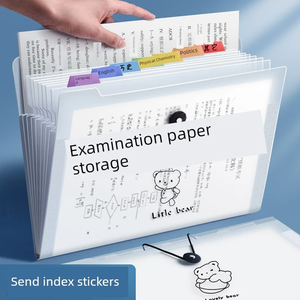 Disco Bear PP Bilgi Kitapçığı Test Kağıdı Organizatörü - [Çizgi Film] 8 Kafes Astronotlar Paketi - Yaklaşık 180 Parça - Resim 2