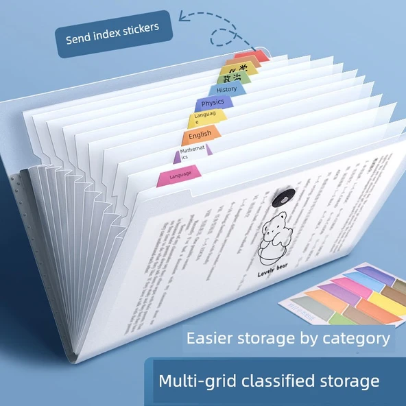 Disco Bear PP Bilgi Kitapçığı Test Kağıdı Organizatörü - [Çizgi Film] 8 Kafes Astronotlar Paketi - Yaklaşık 180 Parça - Resim 4