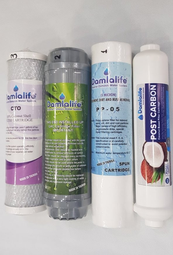 Damlalife 10 İnç  Açık Kasa Su Arıtma Filtre  Seti - 2