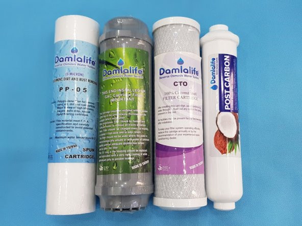 Damlalife 10 İnç  Açık Kasa Su Arıtma Filtre  Seti - 3