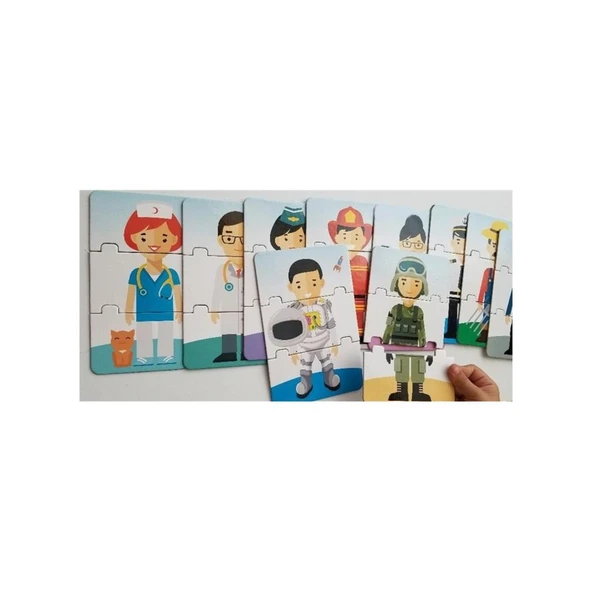CA Games Eğitici Puzzle Meslekler CA.5030 - 2