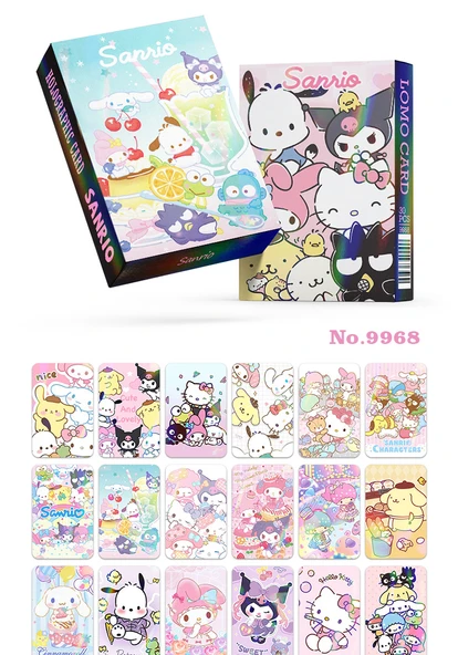 Sanrio Karikatür Lazer Kartları - 9967-Melody - 8