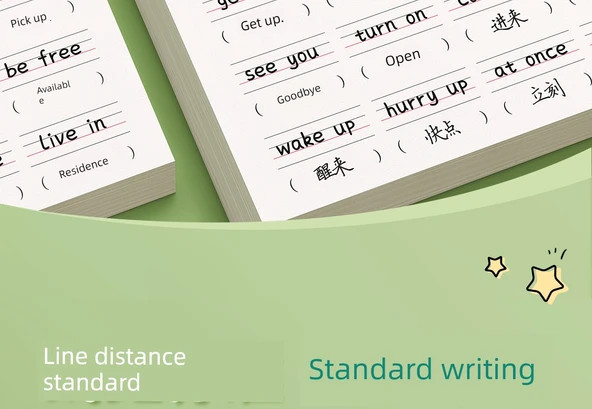 İngilizce Dikte Kağıdı 2/40 + A4 İki Katmanlı İngilizce Saklama Çantası - Resim 9