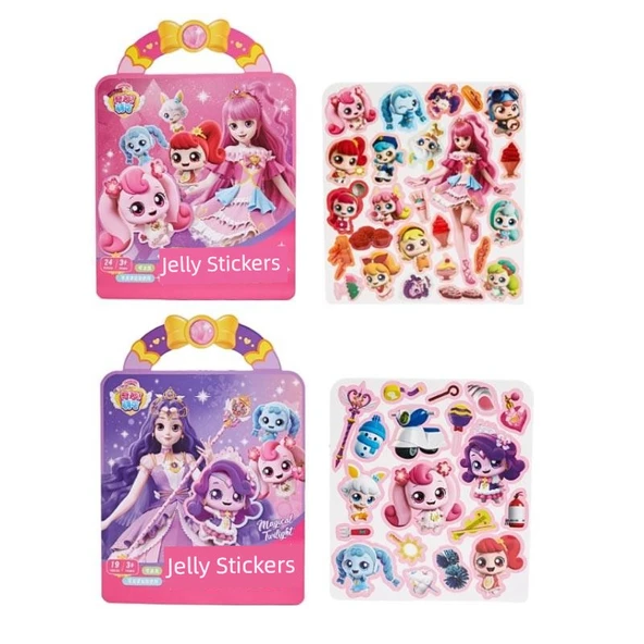 Çocuklar için Yeniden Kullanılabilir Jel Çıkartmalar - Deniz Altı Sütunu Jel Yapıştırıcı (Okyanus Keşfi) - Resim 6