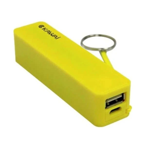 Kawai Kutusuz 2000 Mah Acil Durum Powerbank - Sarı