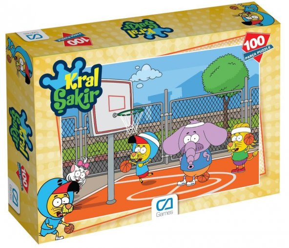 Ca Games Kral Şakir 100 Parça Çocuk Puzzle Ca.5068