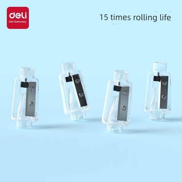Elektrikli Kalemtraş - İki Kart - Değiştirilebilir Kesici Çekirdek - 2