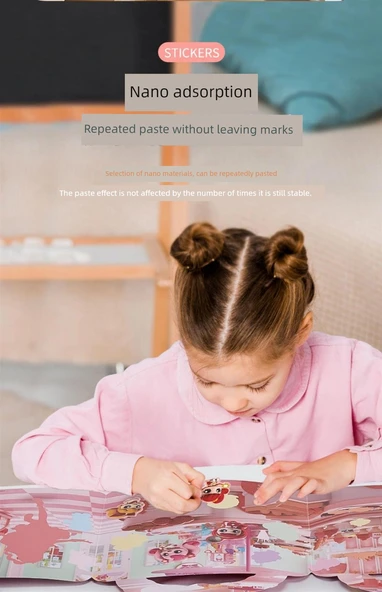 Çocuklar için Yeniden Kullanılabilir Jel Çıkartmalar - Deniz Altı Sütunu Jel Yapıştırıcı (Okyanus Keşfi) - Resim 11