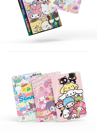 Sanrio Karikatür Lazer Kartları - 9967-Melody - 11