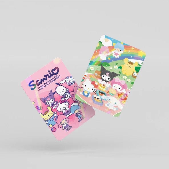 Sanrio Karikatür Lazer Kartları - 9967-Melody - 5