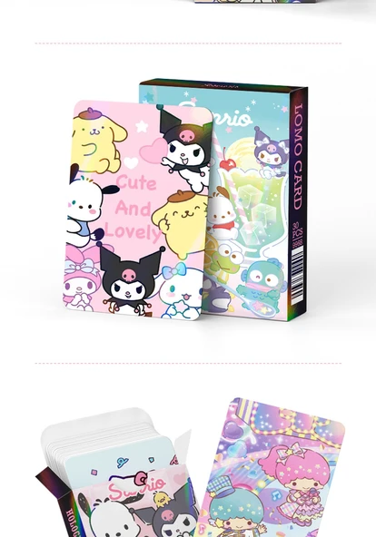 Sanrio Karikatür Lazer Kartları - 9967-Melody - 10