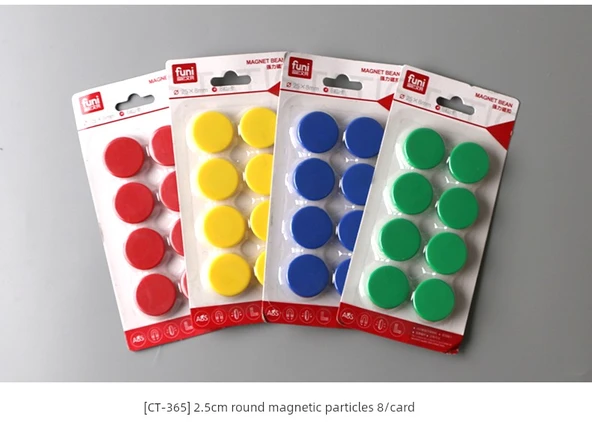 Manyetik Düğmeler - Yeşil - 4cm - 6 Adet - 9