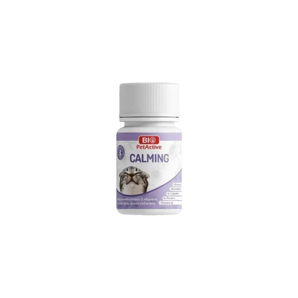Bio Pet Active Calming Kediler İçin Sakinleştirici 60 Tablet