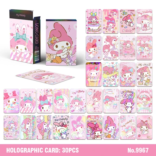 Sanrio Karikatür Lazer Kartları - 9967-Melody