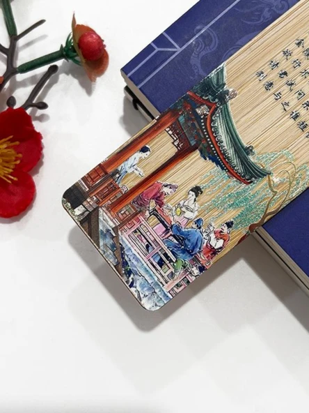 Bambu Kitap Ayracı - Deng Jinling Phoenix Platformu - 5