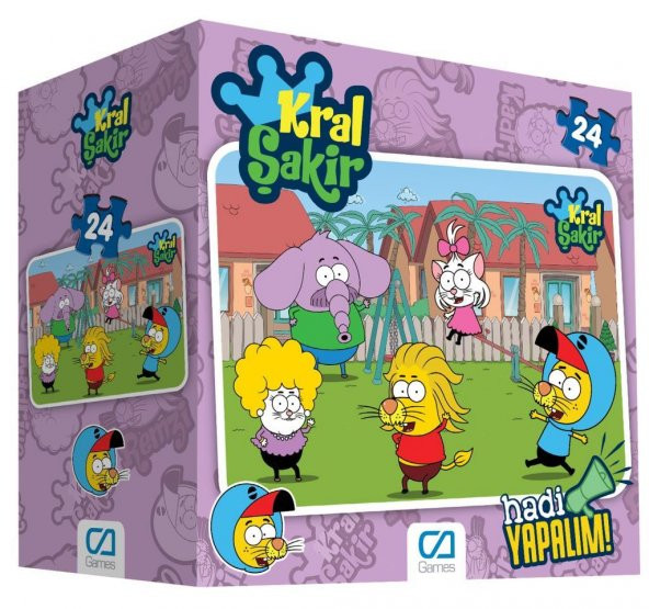 Ca Games Kral Şakir Yer 24 Parça Puzzle CA.5119