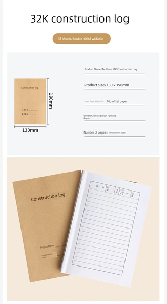 A4 Yan İstasyon Denetim Kaydı 11238 - 10'lu Paket - Resim 11