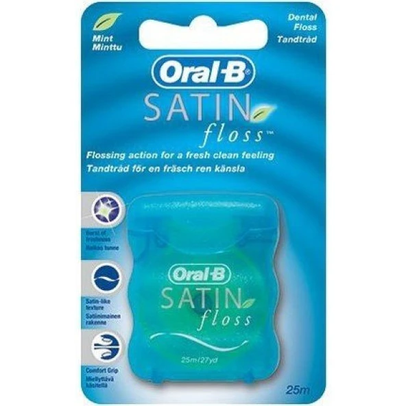 ORAL-B DİŞ İPİ SATİN FLOSS 25 MT NANELİ