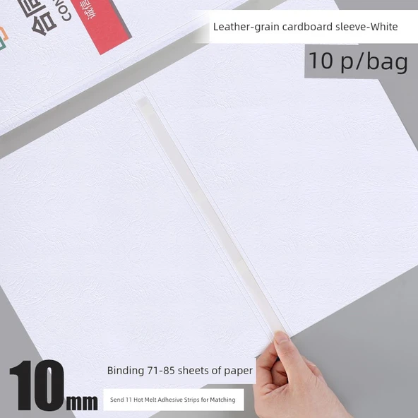 Deri Zarf 10mm-10 Paket 71-85 Yapışkanlı
