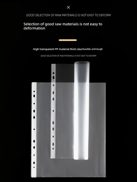 Plastik Dosya Klasörü - Orta Kalın 5C/100 Paket - Resim 6