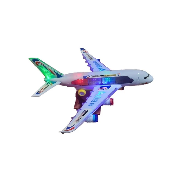 Can Ali Toys Air Bus Büyük Boy Pilli Işıklı Müzikli Uçak CNL-A330 - 2