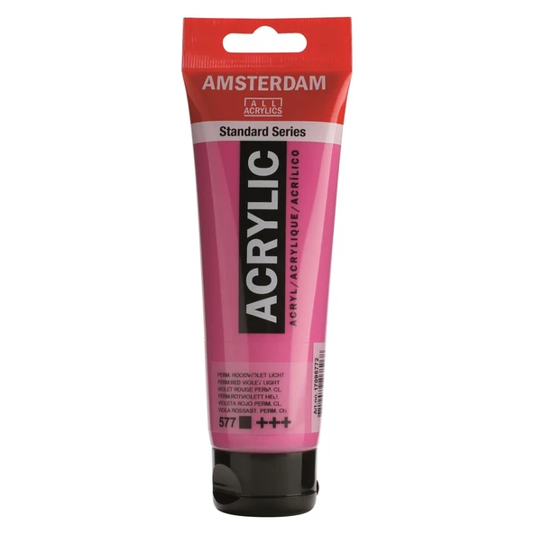AAC ACRYLIC 120ML. P. RD. VIOLET LT. ürün görseli 1