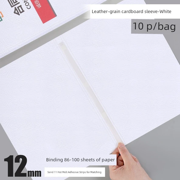 Deri Zarf 12mm-10 Paket 86-100 Yapışkanlı