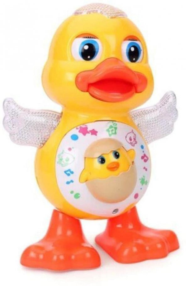 Can Ali Toys Pilli Işıklı Müzikli Danscı Ördek Oyuncak CNL-6668 - 5