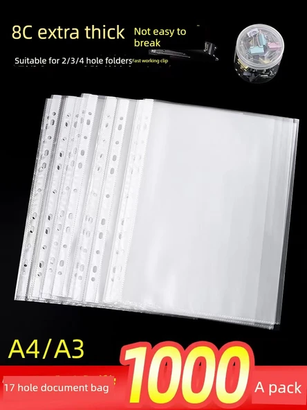 Plastik Dosya Klasörü - Orta Kalın 5C/100 Paket - Resim 2