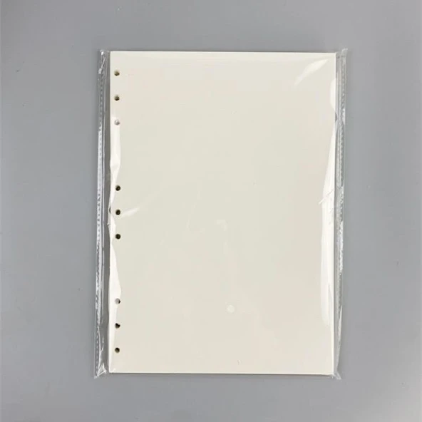 A4/B5 Sulu Boya Eskiz Gevşek Yaprak Kağıt - B5/9 Delik Profesyonel İşaretleme Kağıdı 45 Sayfa