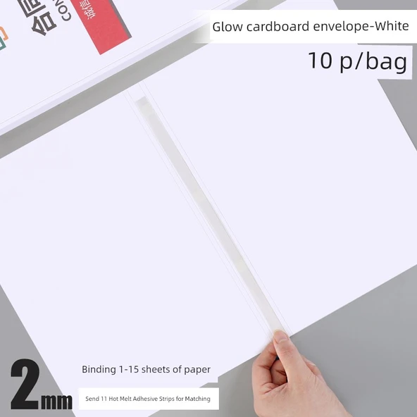 Işıldak Zarf 2mm-10 Paket 1-15 Yapışkanlı