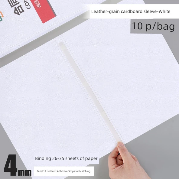 Deri Zarf 4mm-10 Paket 26-35 Yapışkanlı