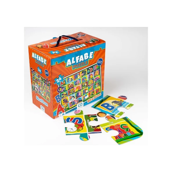 Ca Games 24 Parça Alfabe Eğitici Maxi Boy Puzzle CA.5027 - 2