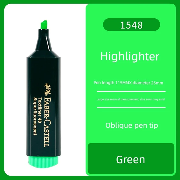 Fluoresan Marker Kalemi - Yeşil - Tek Paket