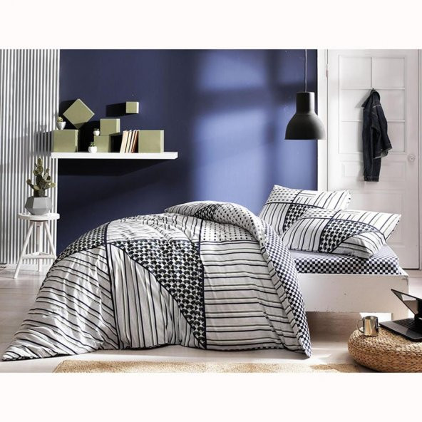 Taç Zone Ranforce Tek Kişilik Nevresim Takımı Yeşil ürün görseli