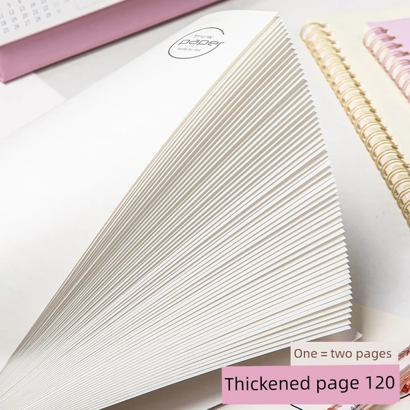 A5 Spiral Defter - Gün Batımı Turuncu - 120 Sayfa - 4